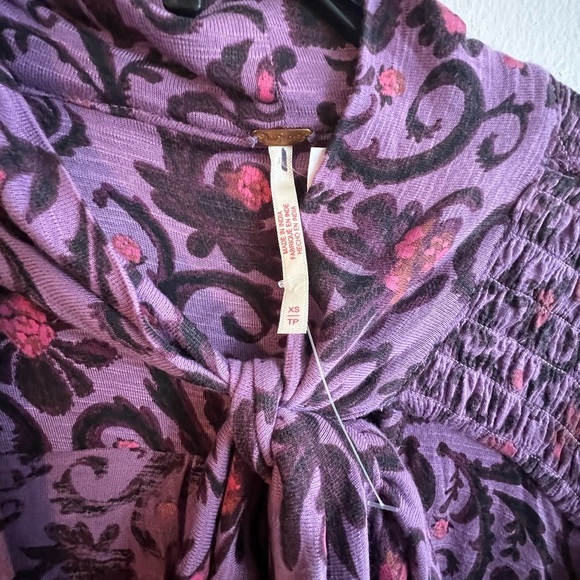 Free People Printed Bridgette Tunic Top/Dress NWOT - Picture 5 of 5